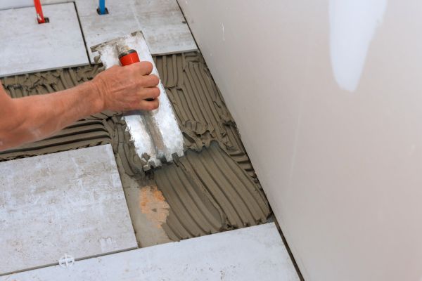 Bathroom Floor Renovation in Davis